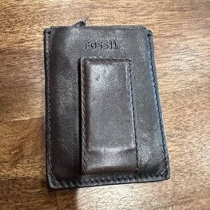 Fossil Black Leather Wallet